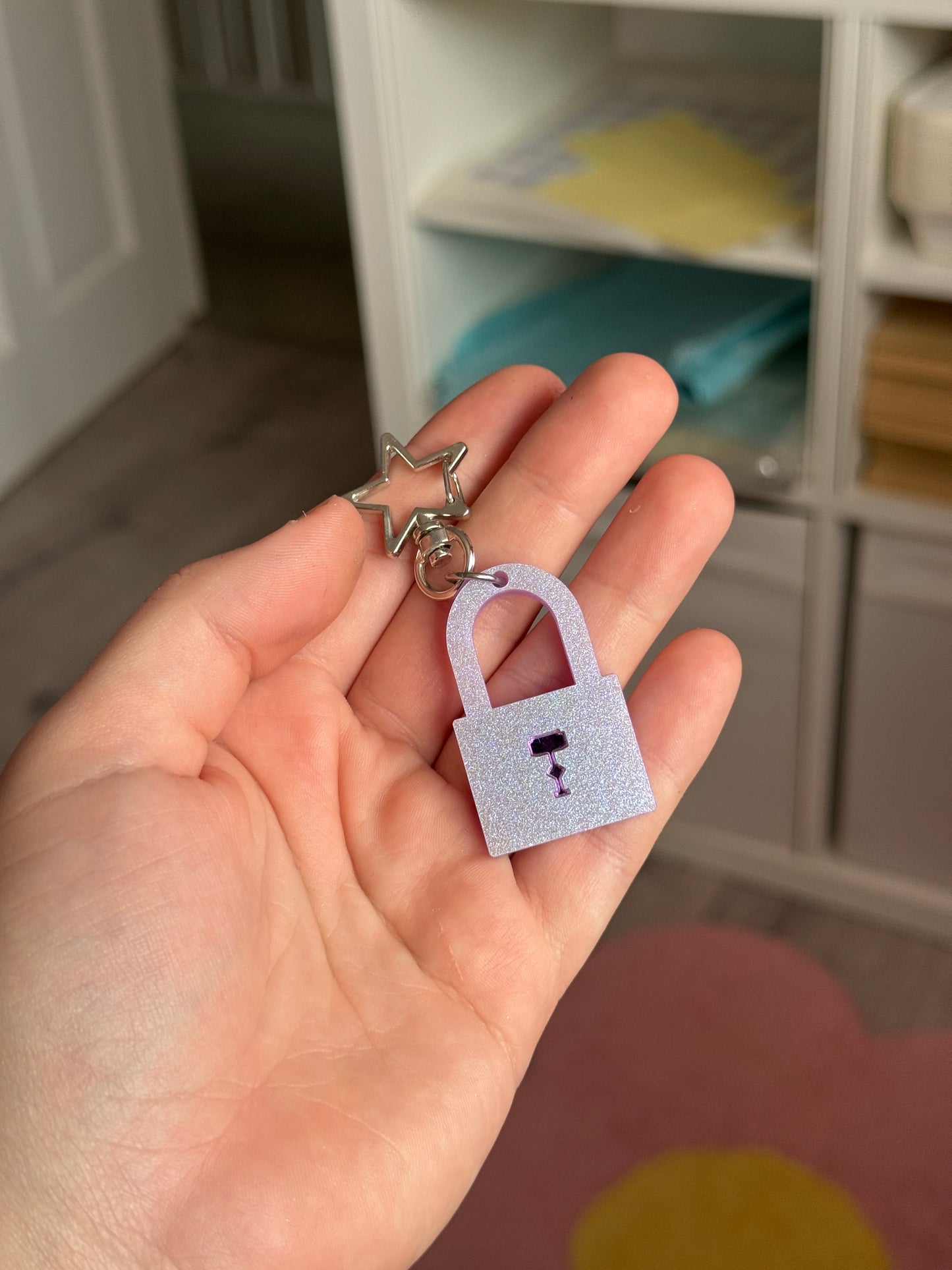 The Life of a Showgirl Lock Keyring