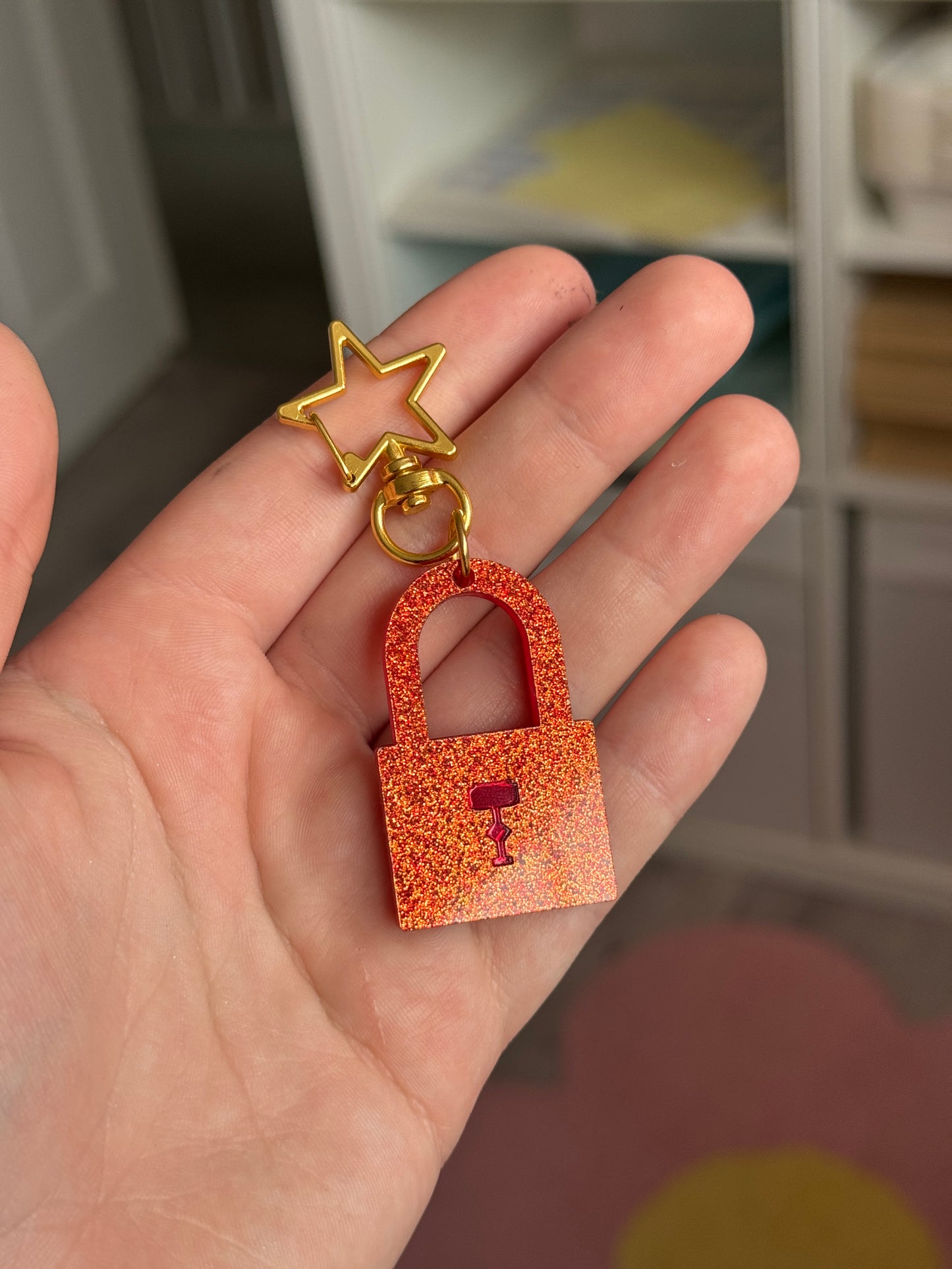 The Life of a Showgirl Lock Keyring