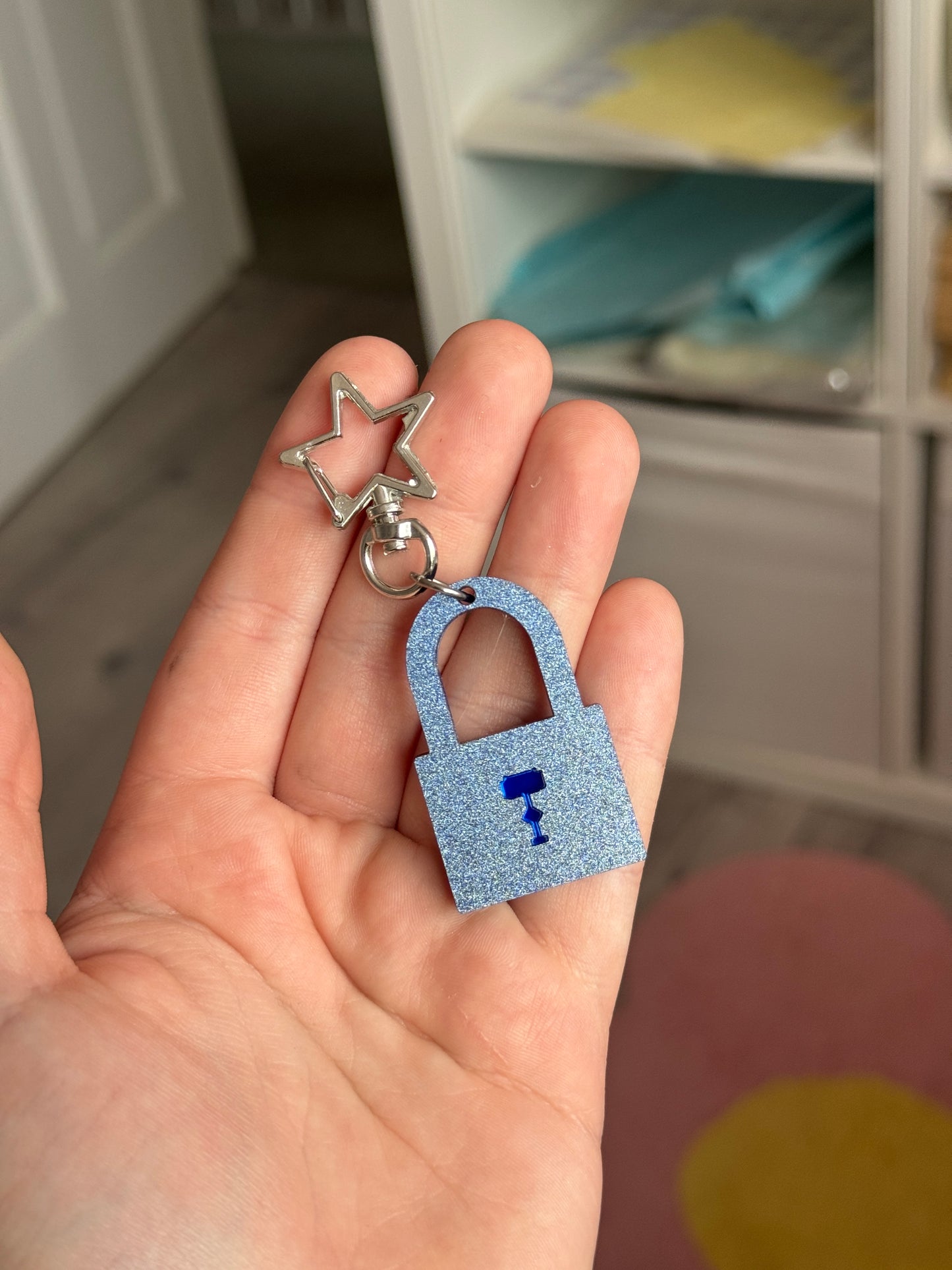 The Life of a Showgirl Lock Keyring