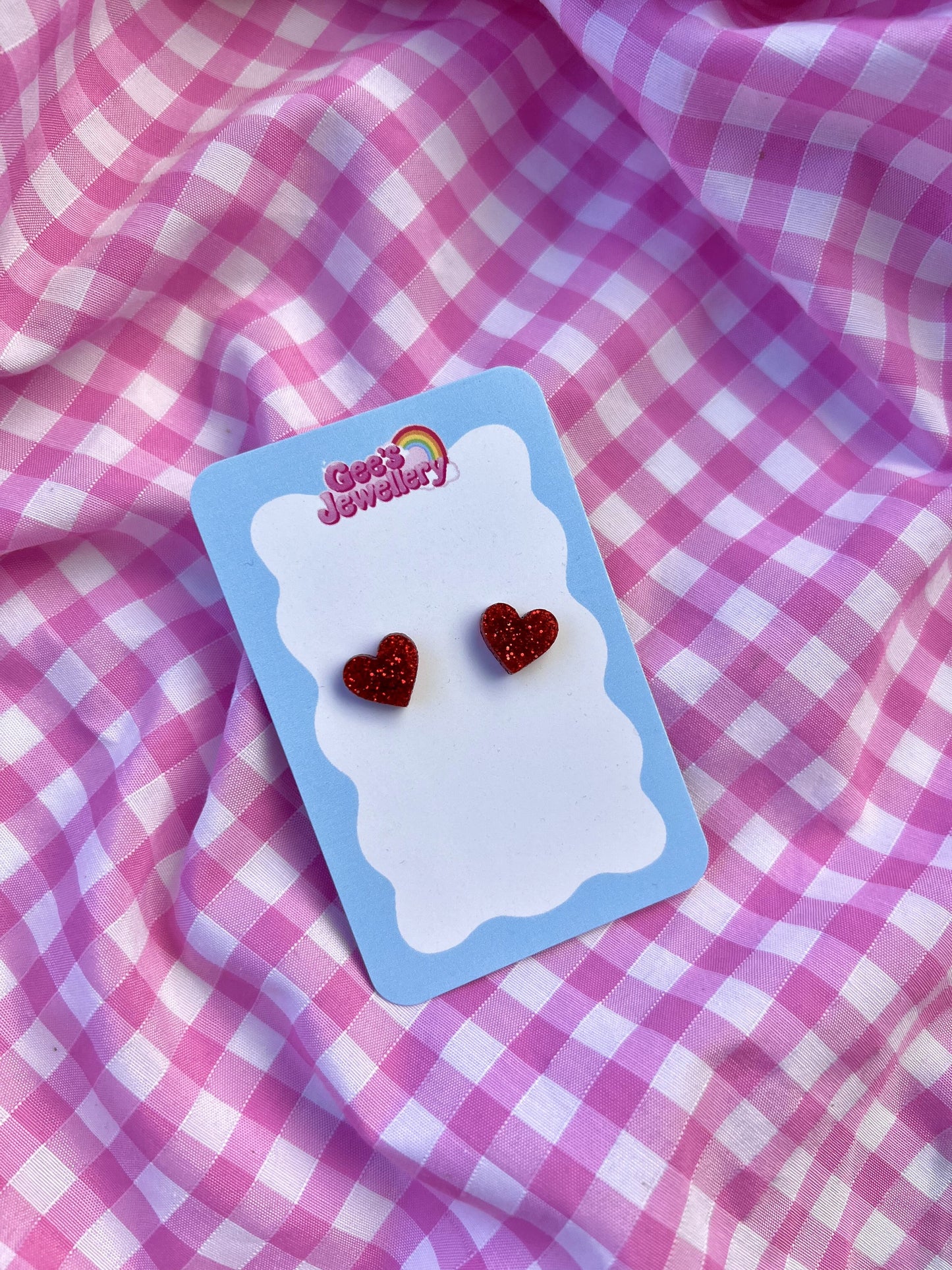 Mini Heart Studs