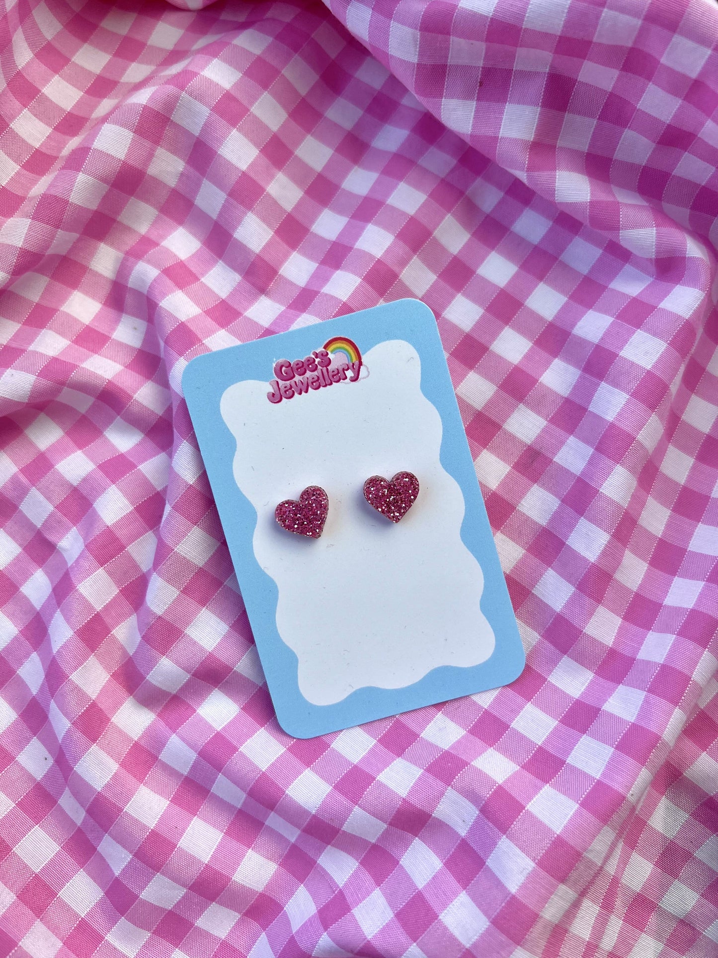 Mini Heart Studs
