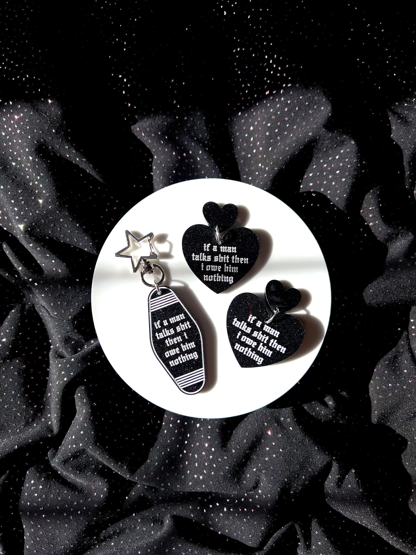 If A Man Talks Shit Then I Owe Him Nothing - Black Keyring