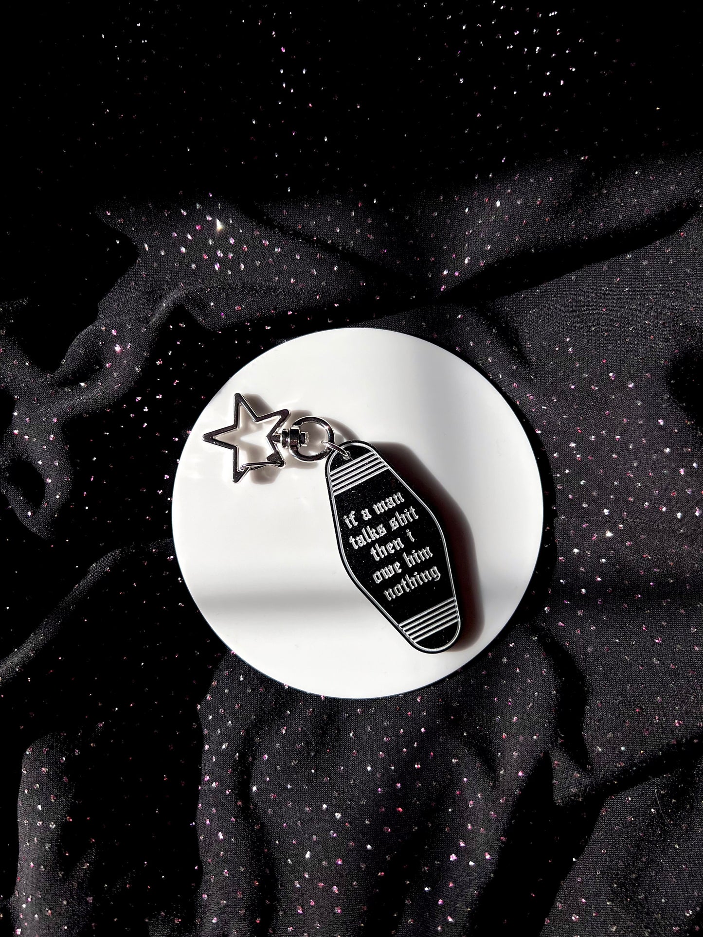 If A Man Talks Shit Then I Owe Him Nothing - Black Keyring
