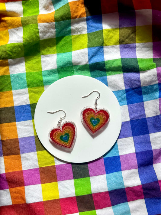 Glitter Heart Burst