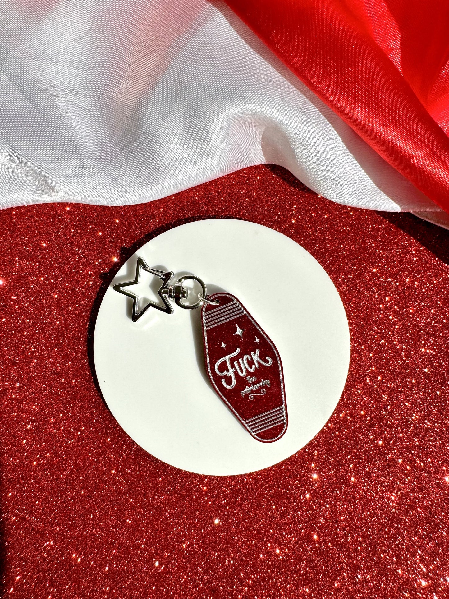 Fuck The Patriarchy Keyring