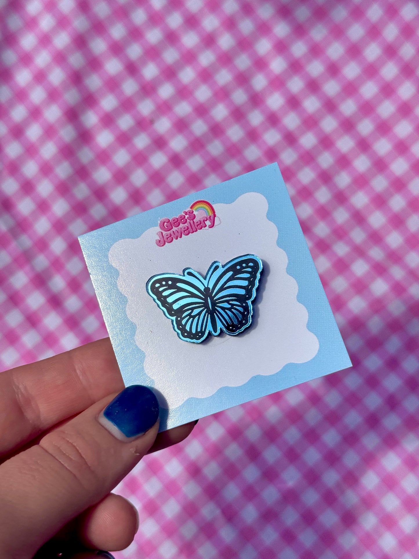 Butterfly Pin Badge