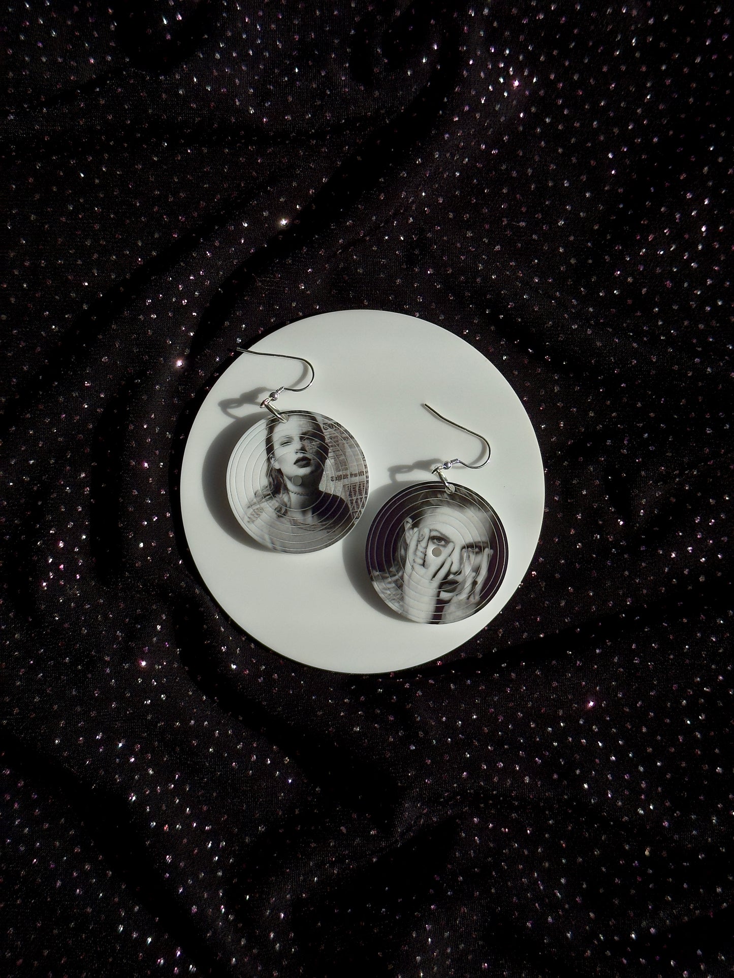 Reputation Picture Vinyl Earrings