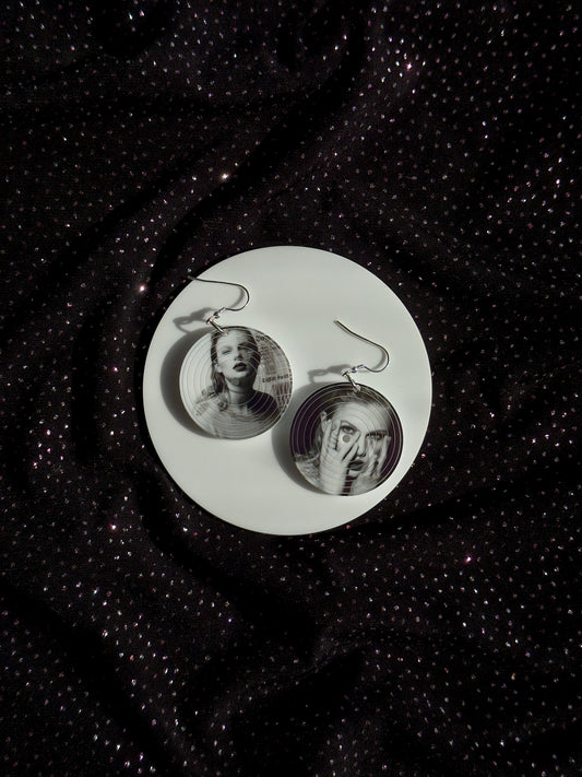 Reputation Picture Vinyl Earrings