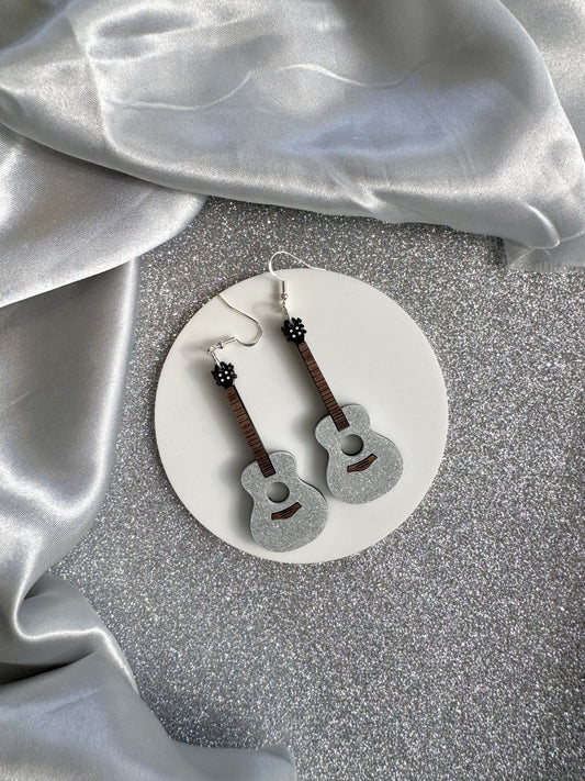 Fearless Guitar Earrings