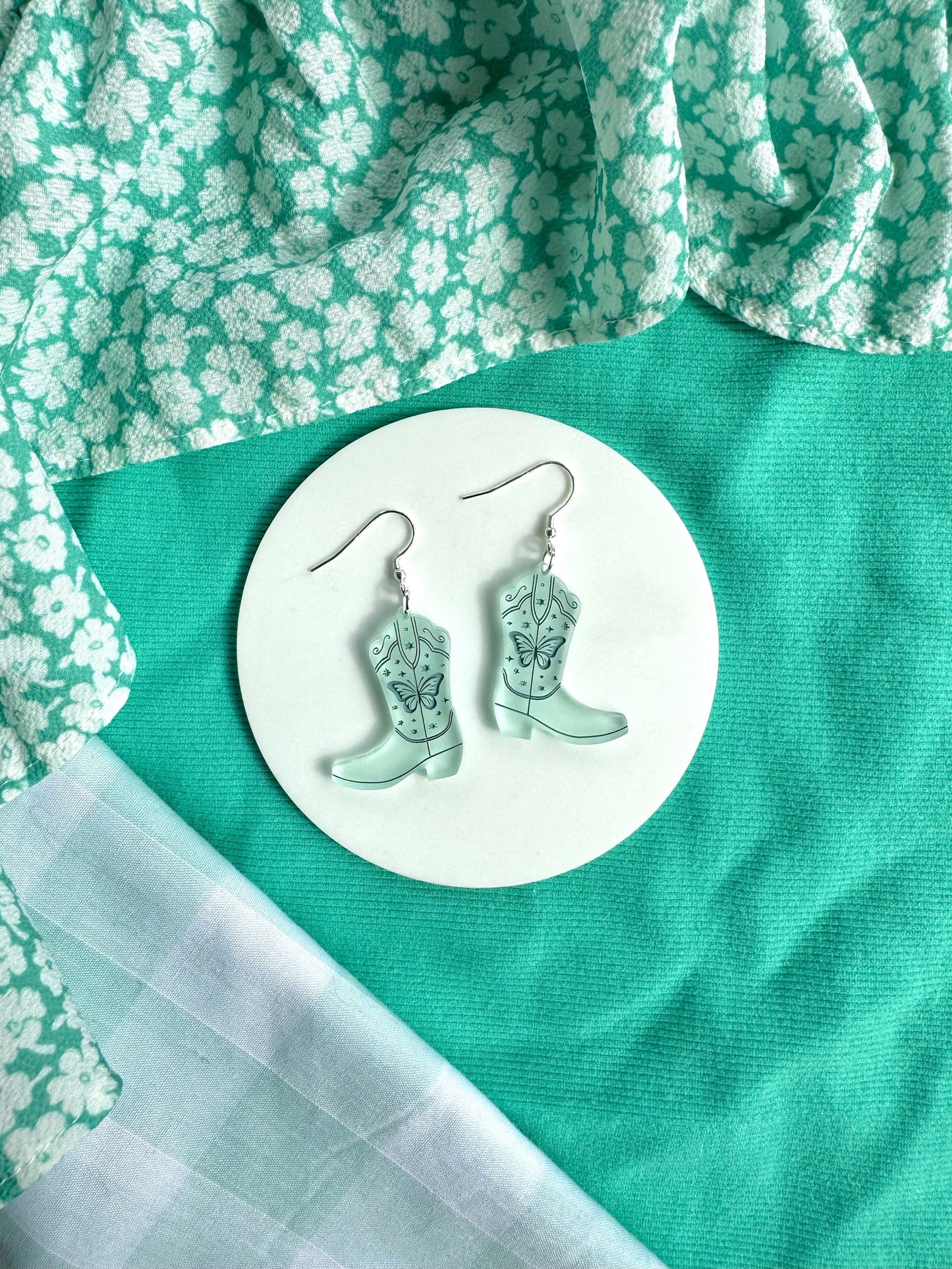 Debut Cowgirl Boots Earrings