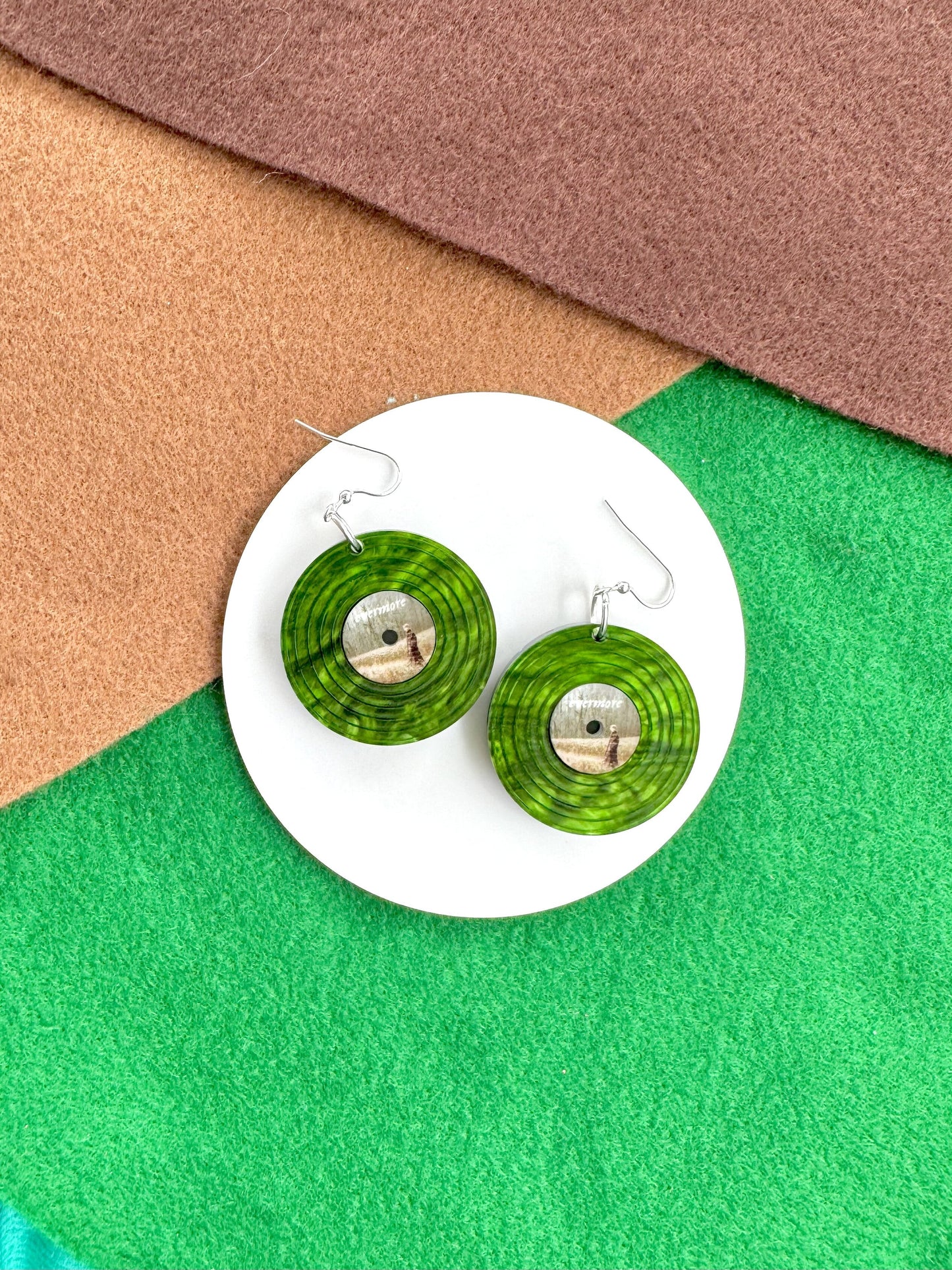 Evermore Vinyl Earrings