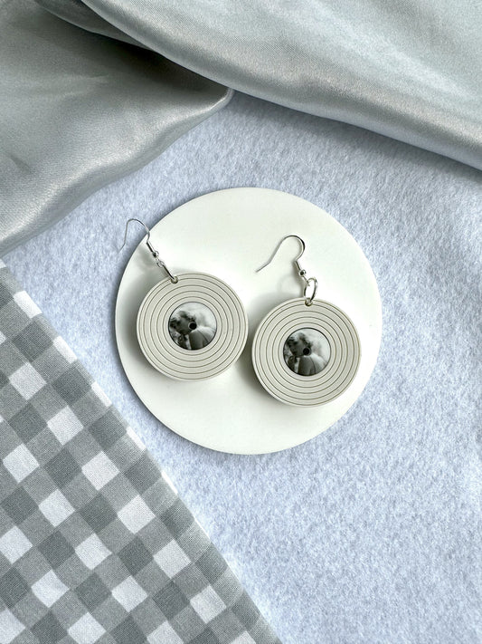 Folklore Vinyl - Meet Me Behind The Mall Earrings