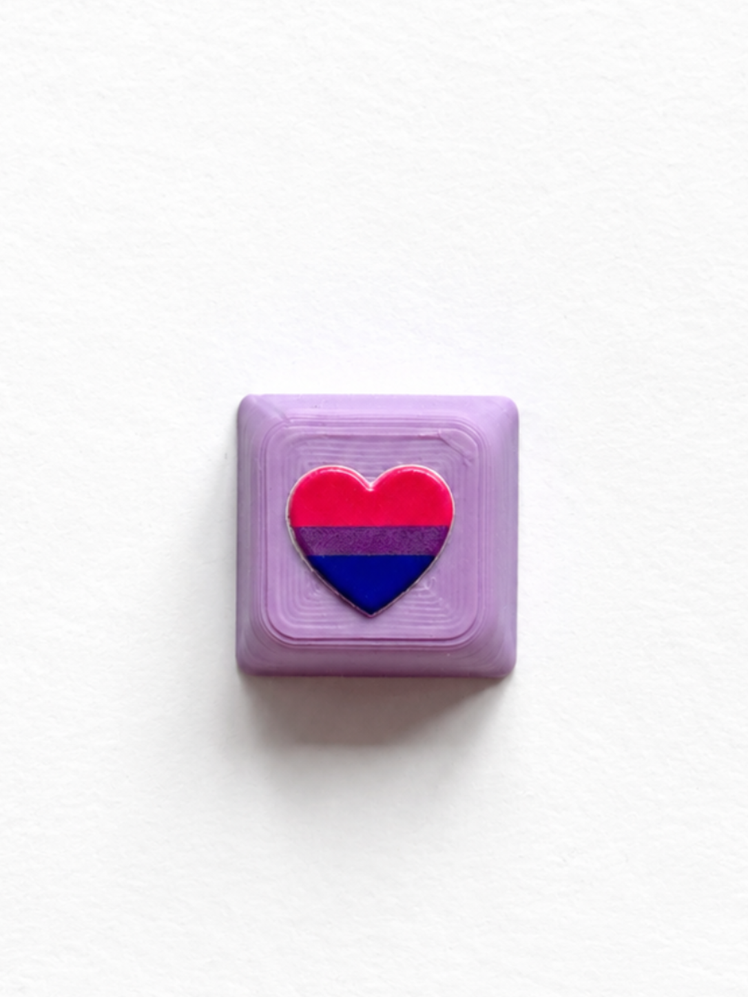 Bisexual Heart Keycap