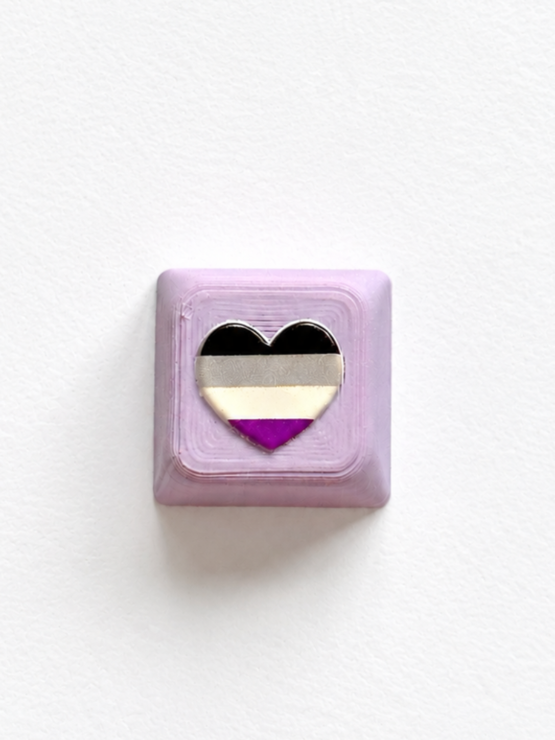 Asexual Heart Keycap