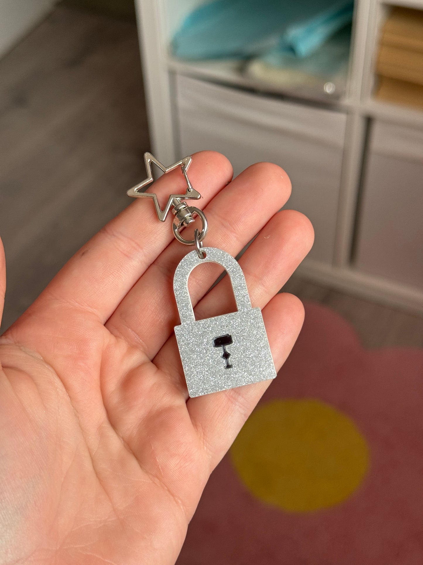 The Life of a Showgirl Lock Keyring