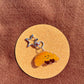 Croissant Keyring