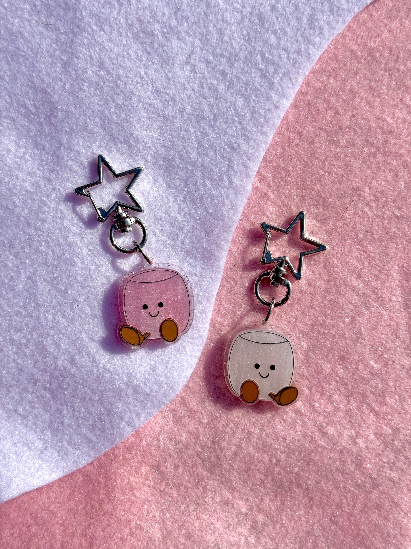 Marshmallow Bestie Keyrings