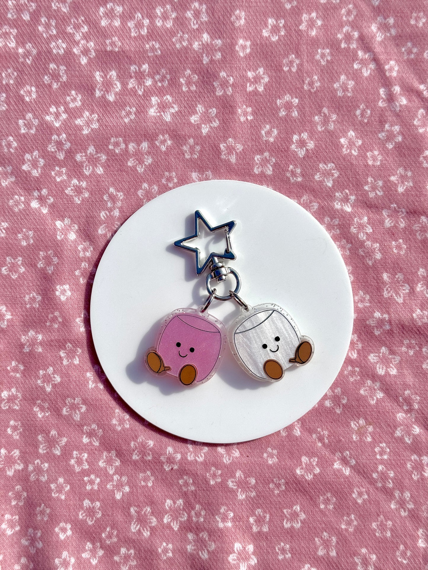 Marshmallow Keyring