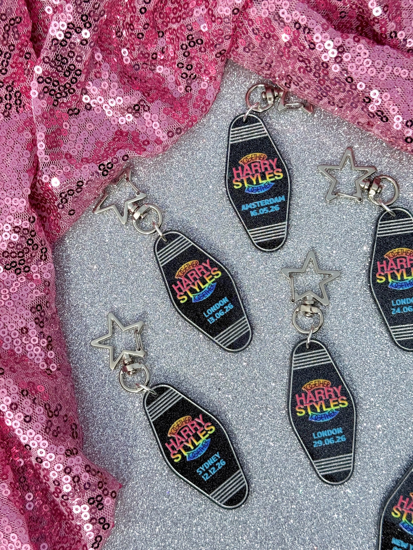 Harry Styles Custom Tour Keyring