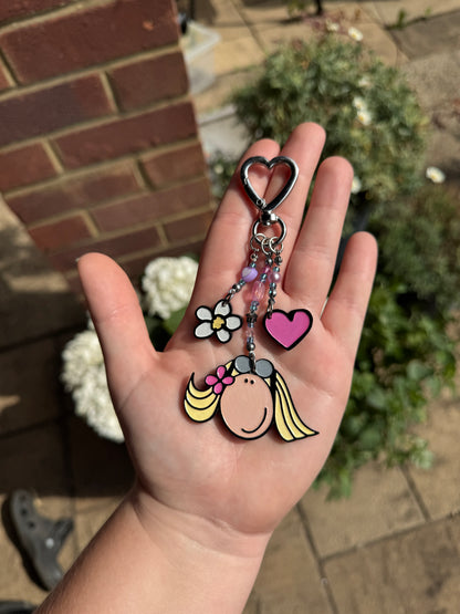 Groovy Chick Bag Charm