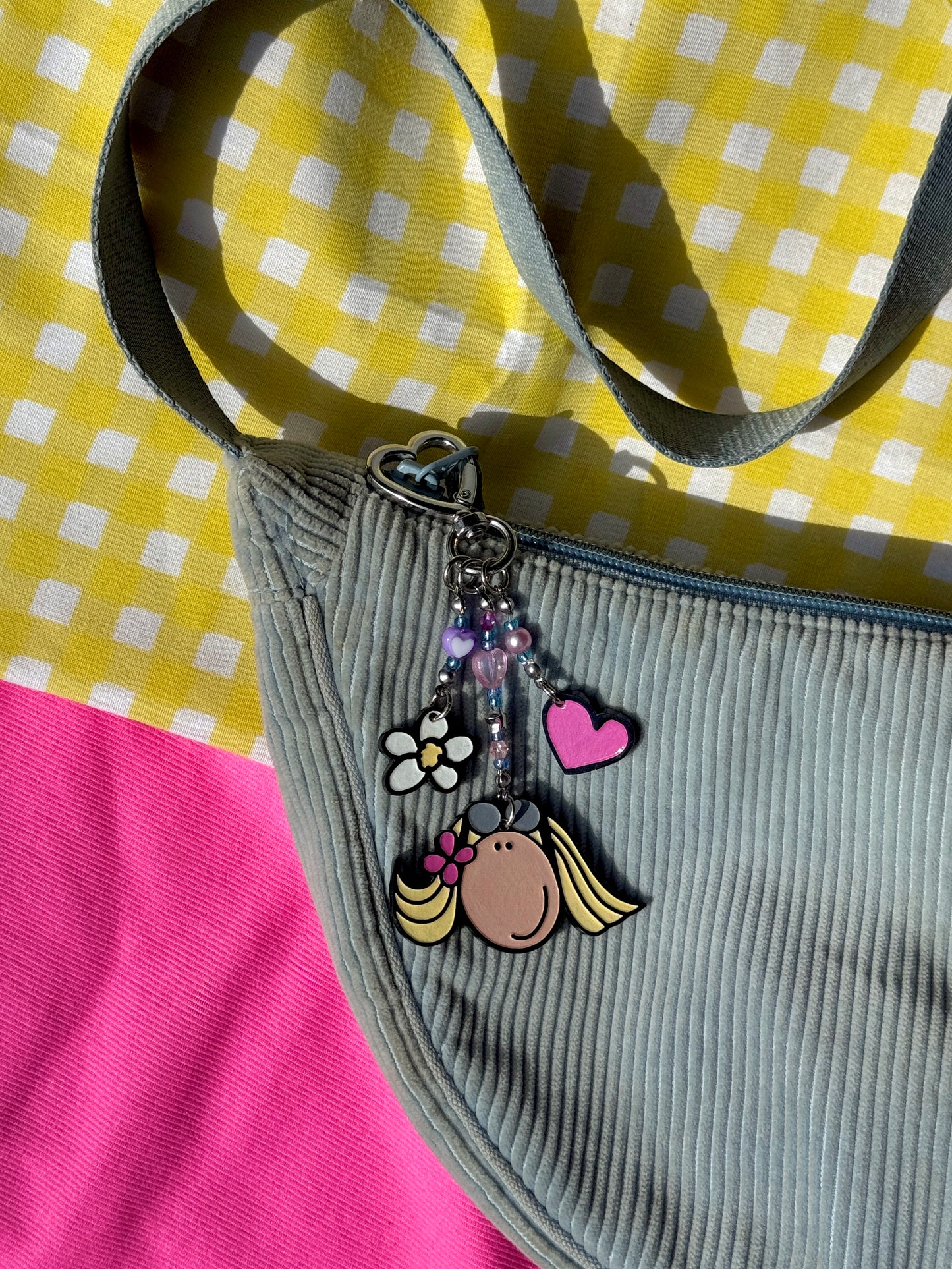 Groovy Chick Bag Charm