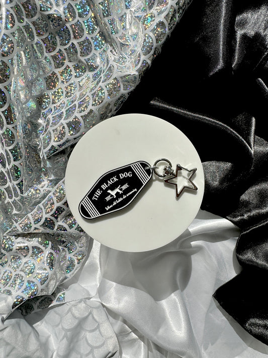 The Black Dog Keyring