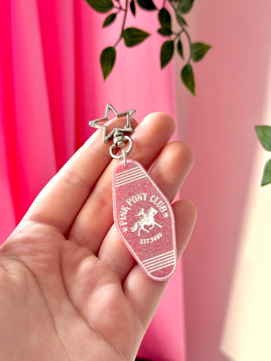 Pink Pony Club Keyring