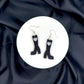 Black / Silver Boots