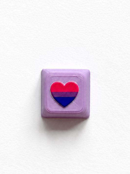 Bisexual Heart Keycap