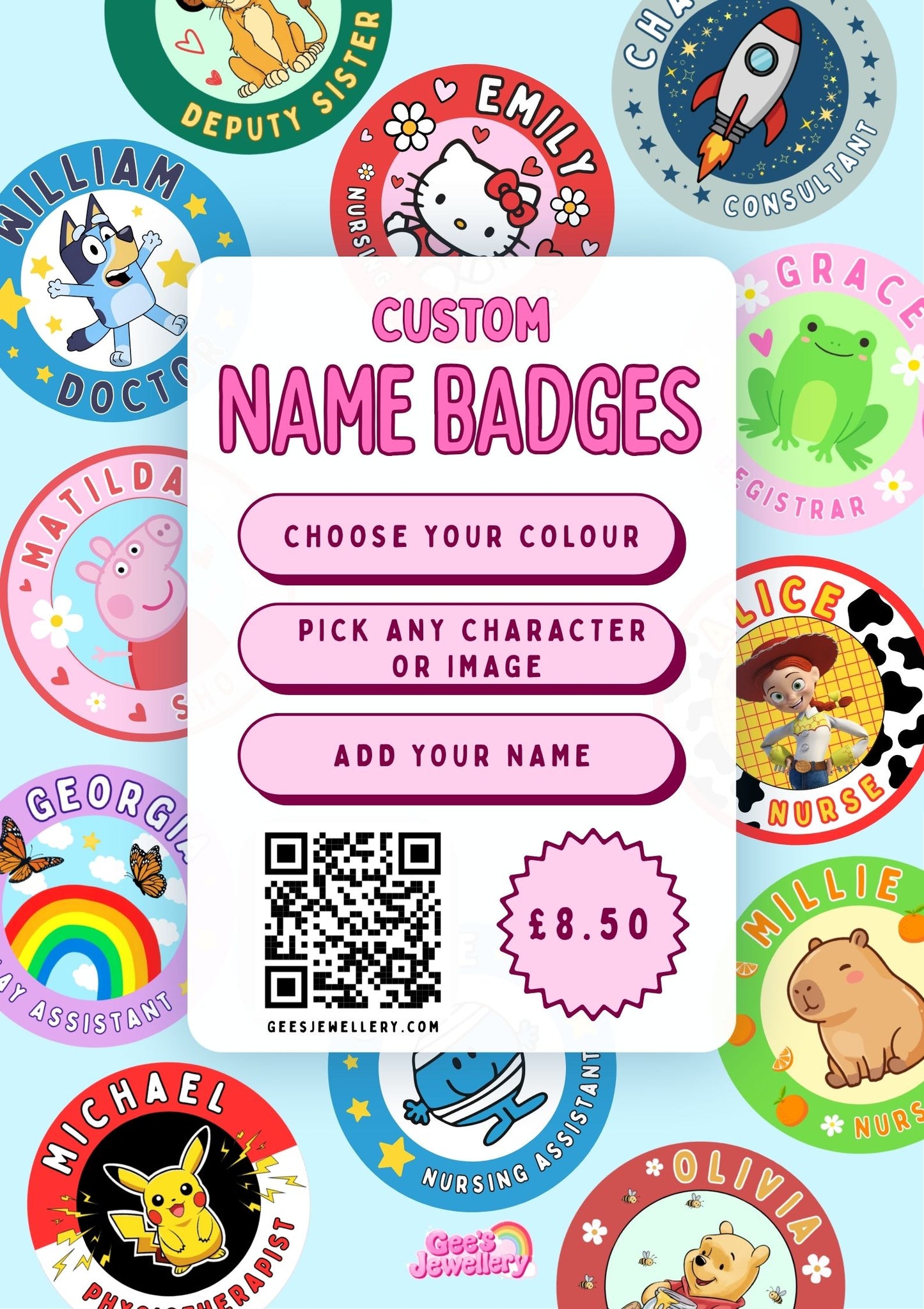 Custom Name Badges
