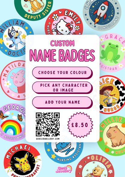 Custom Name Badges