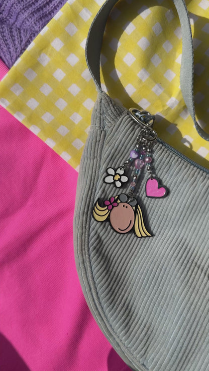 Groovy Chick Bag Charm